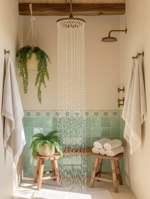 serene shower nook essentials