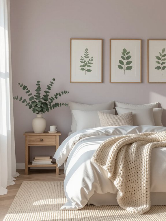 serene soothing color palette