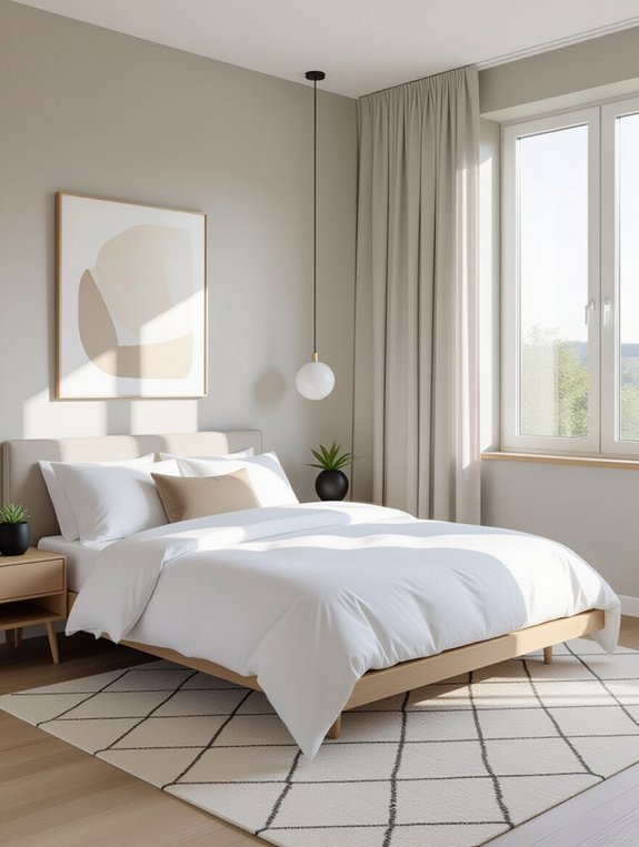 serene uncluttered stylish retreat