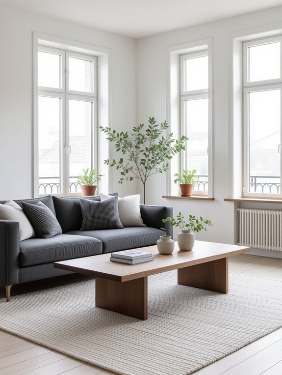 simplicity functionality serene atmosphere
