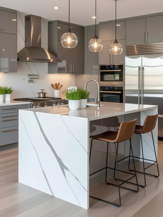 sleek durable easy maintenance countertops