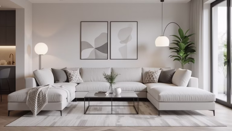 sleek modern living room decor
