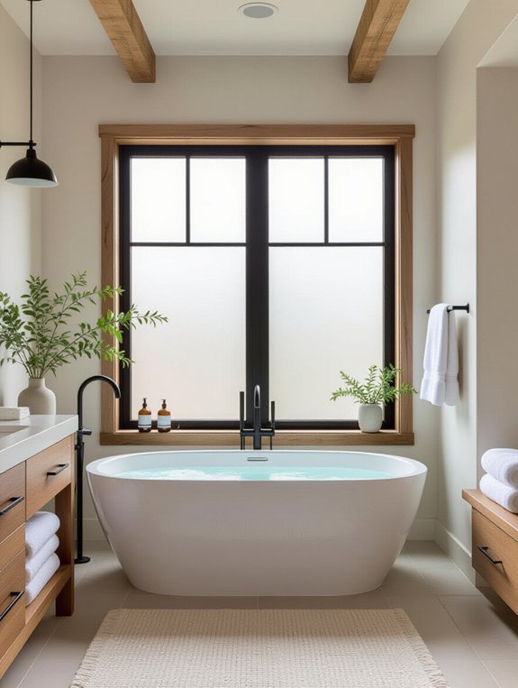smart spacious bathroom design