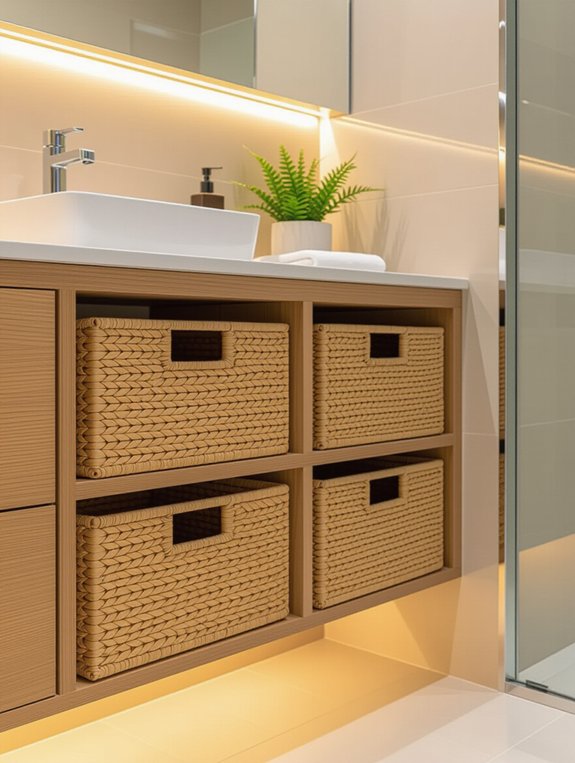 smart storage solution baskets