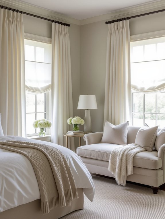 soft flowing window treatments