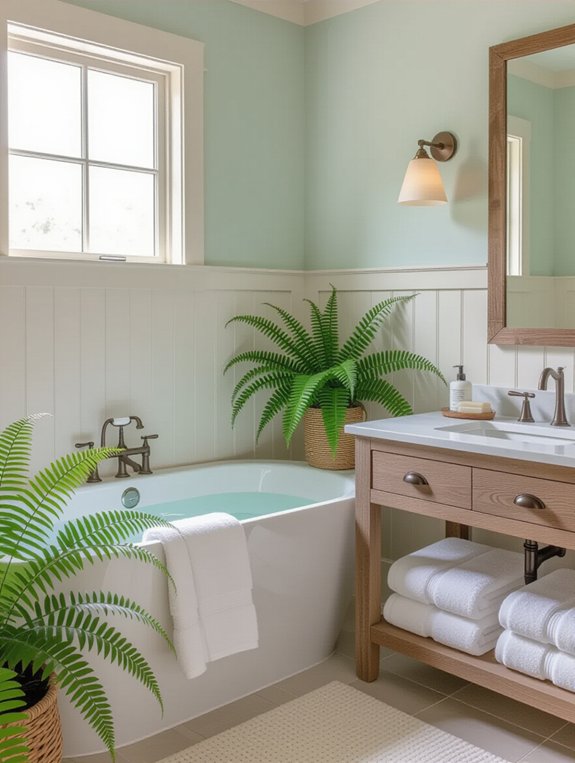 soothing color palette selection