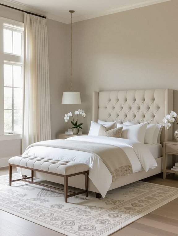 sophisticated neutral bedroom decor