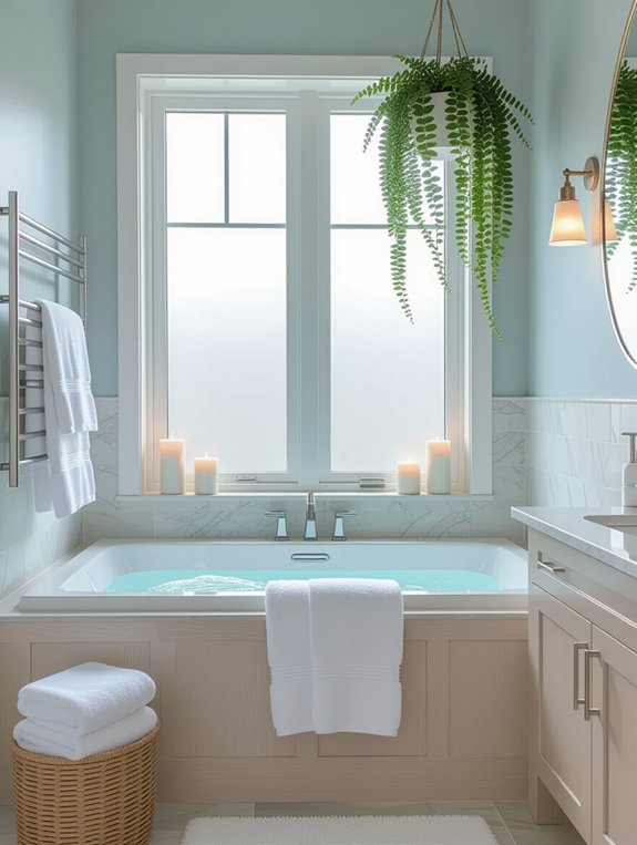 spa inspired bathroom retreat