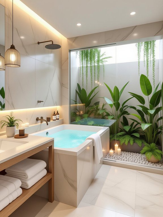 spa like bathroom retreat