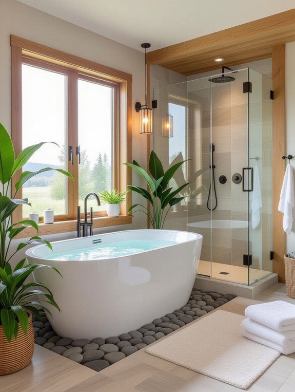 spa like bathroom retreat