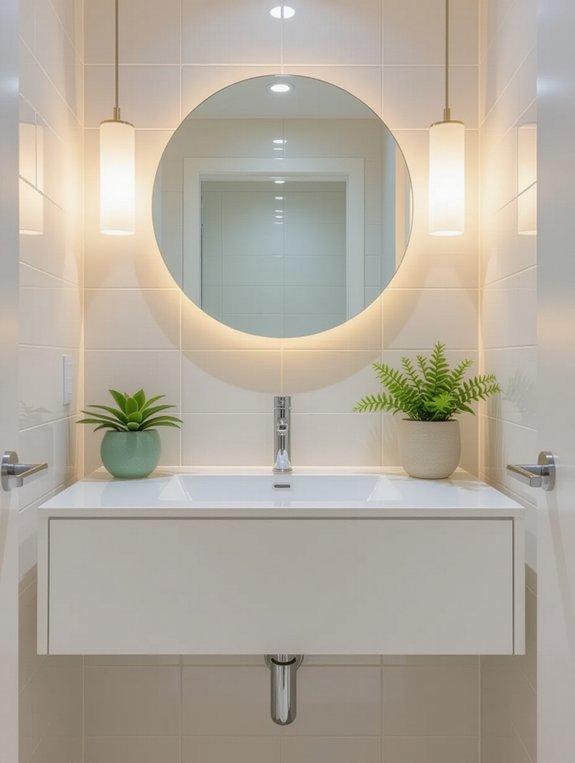 space saving wall mounted lighting