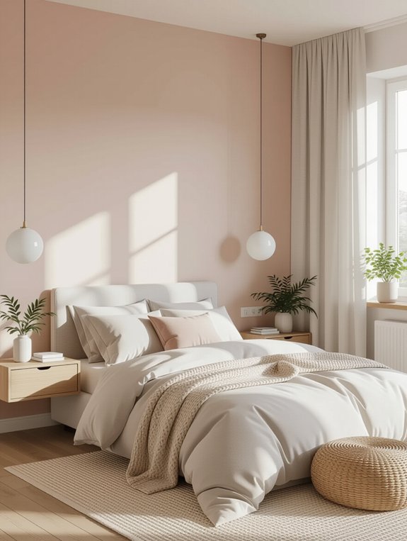 space saving wall mounted nightstands