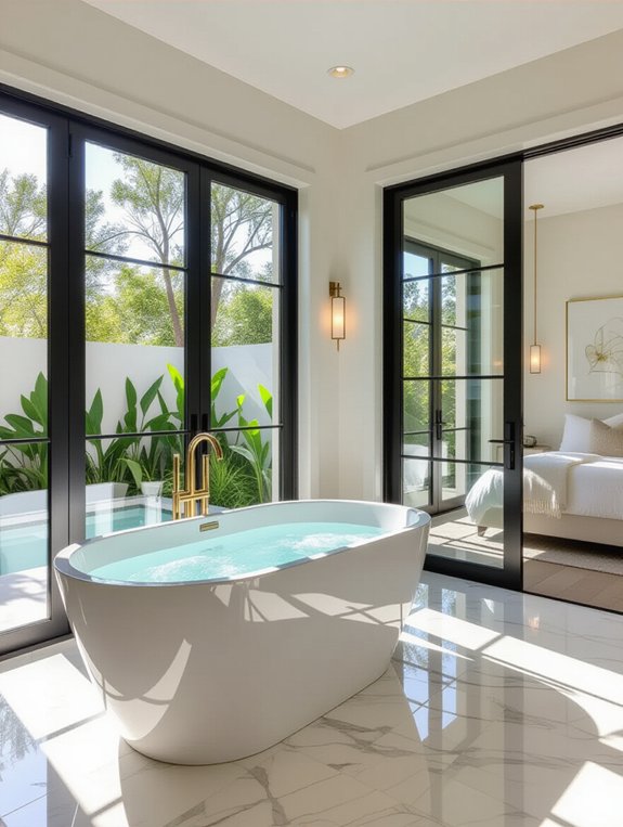 spacious airy bathroom designs