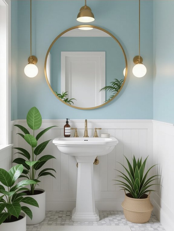 statement mirror enhances style