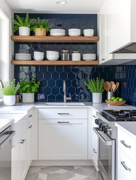 stylish and functional backsplash