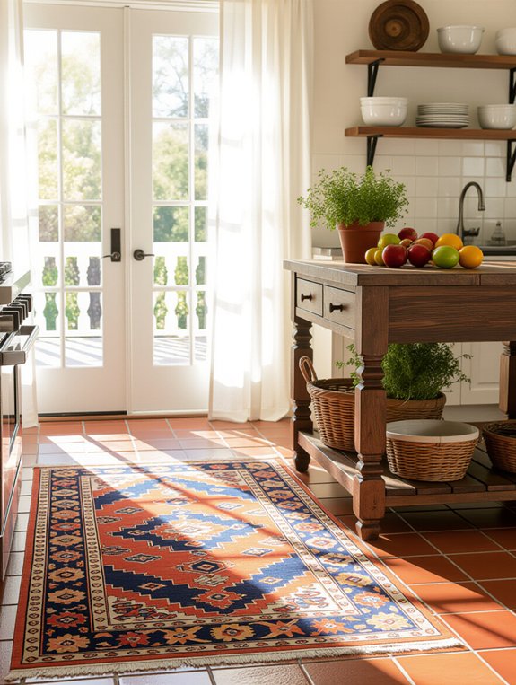 stylish and functional kitchen rugs
