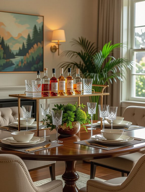 stylish bar cart essentials