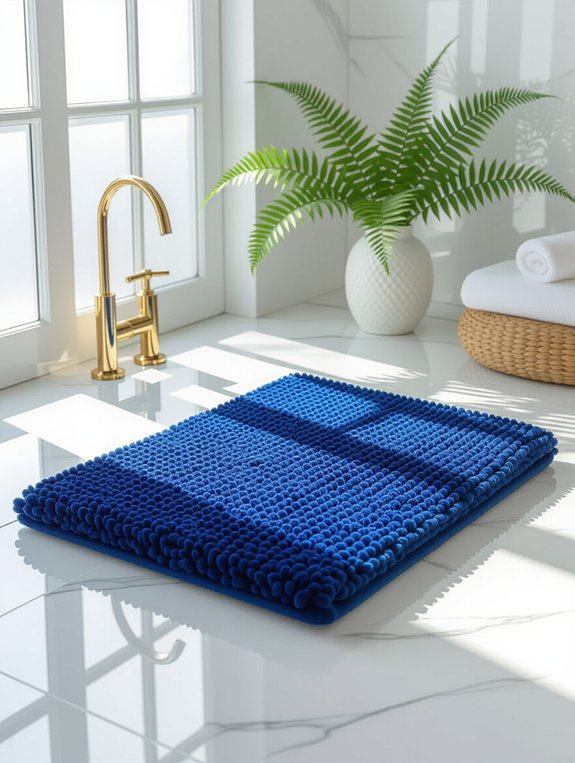 stylish bath mat benefits