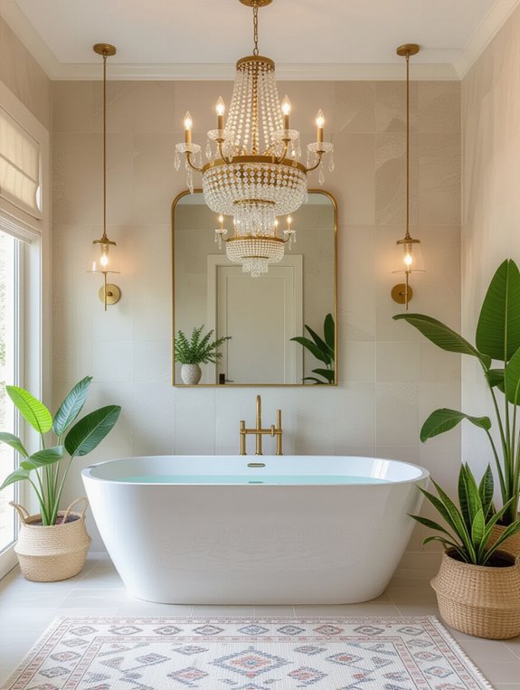 stylish bathroom lighting options