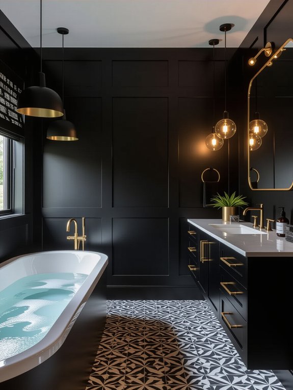 stylish black lighting fixtures