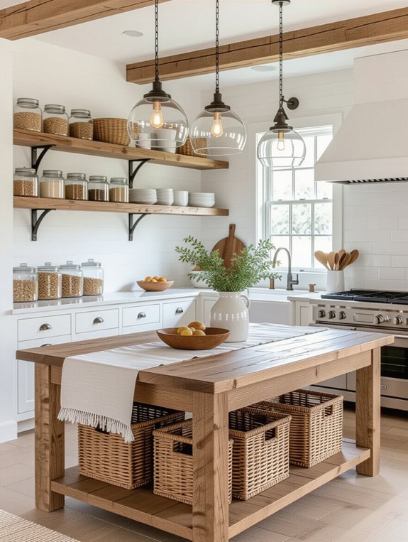 stylish functional kitchen storage