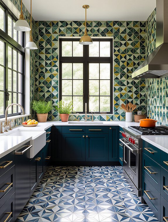 stylish geometric tile designs