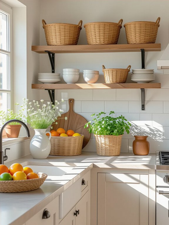 stylish kitchen organization solution