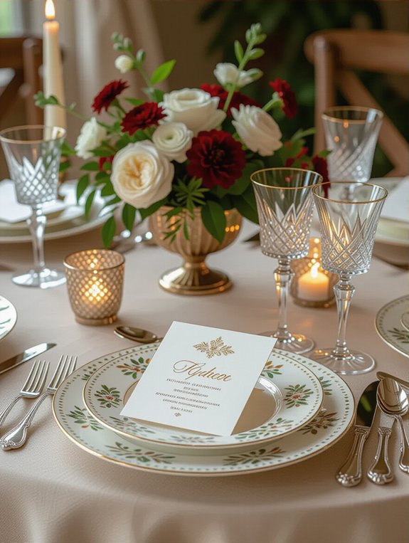 stylish personalized place cards