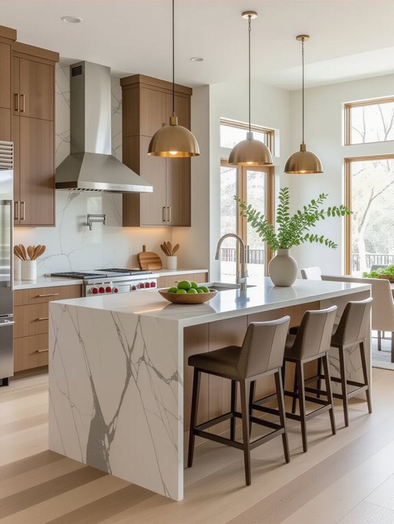 stylish practical kitchen centerpiece