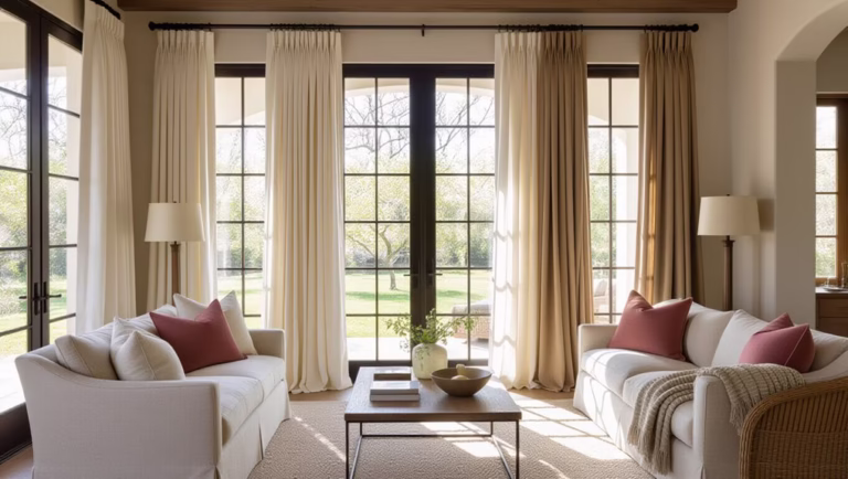 stylish privacy for living rooms