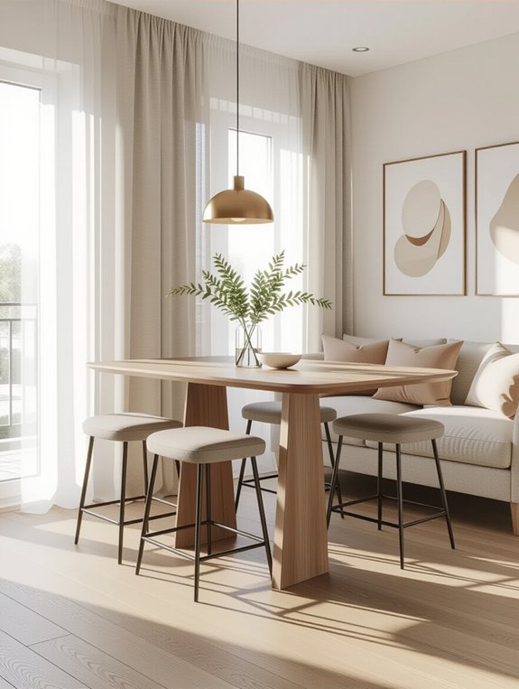 stylish space saving dining solution