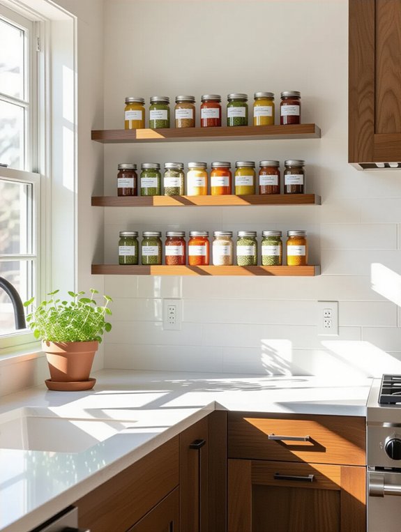 stylish space saving spice solution
