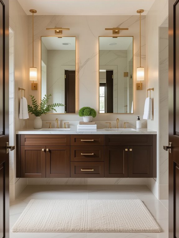 stylish statement bathroom vanities