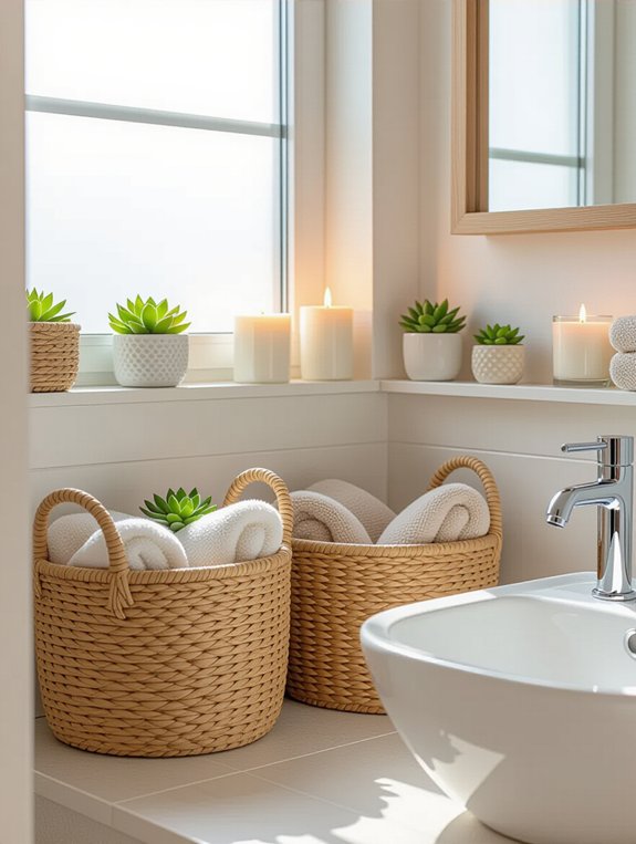 stylish storage with baskets