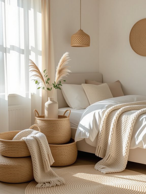 stylish storage with baskets