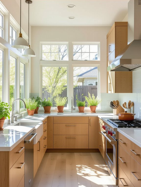 sustainable kitchen design materials