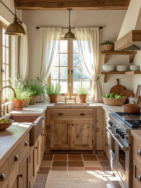 sustainable reclaimed kitchen materials