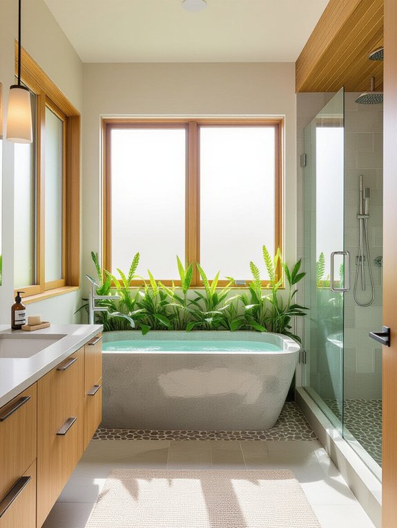 sustainable stylish bathroom design