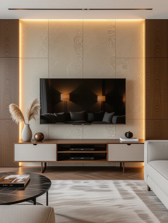 textured walls enhance design