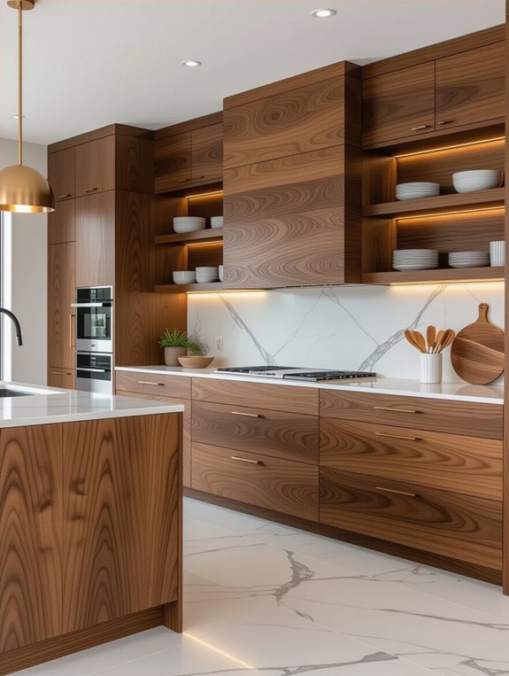 textured wood cabinet finishes