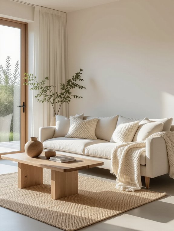 textures enhance minimalist depth