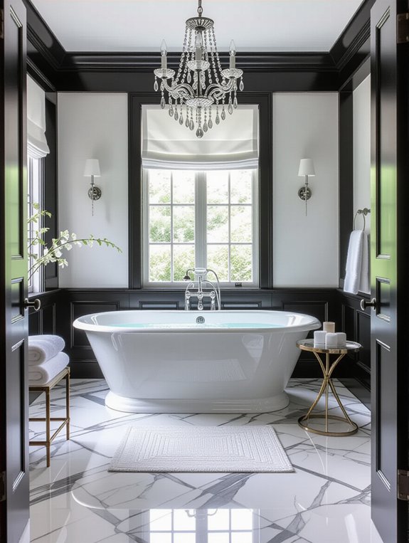 timeless black and white elegance