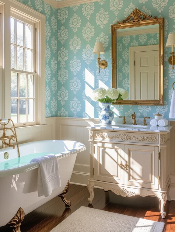 timeless vintage bathroom elegance