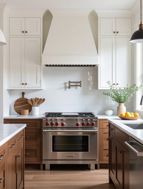 timeless white and dark contrast