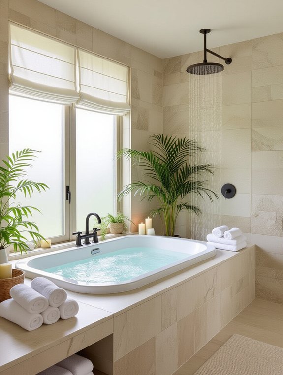 tranquil bathroom relaxation escape