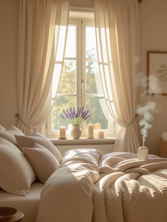 tranquil bedroom scent enhancement
