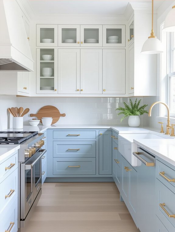 tranquil pastel kitchen oasis