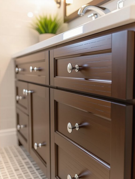 transform bathroom with hardware