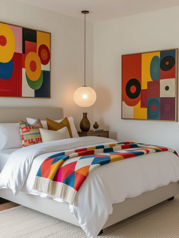 transform bedroom with art