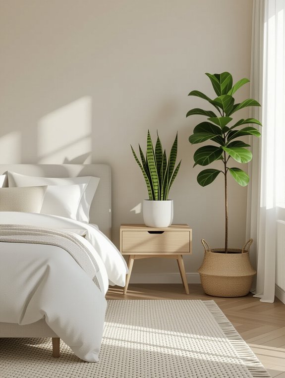 transform bedroom with plants